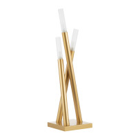 Lumisource LSH-ICICLETB AU Icicle Contemporary Table Lamp in Gold Metal